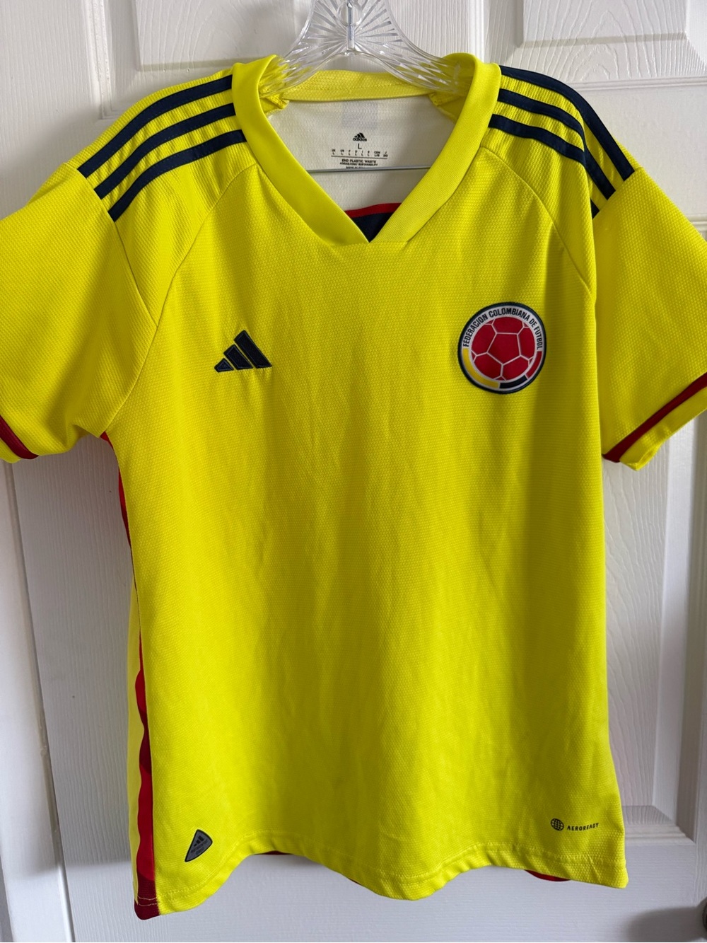 Adidas Colombia 2022 Home Jersey L Yellow